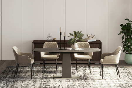 Стул B145 (B145 LATTE VL10, BK, VD)